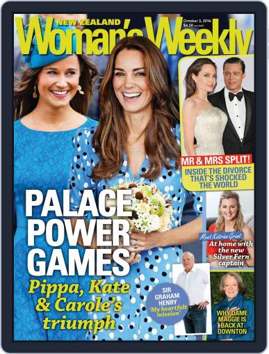 New Zealand Woman’s Weekly October 3rd, 2016 Digital Back Issue Cover