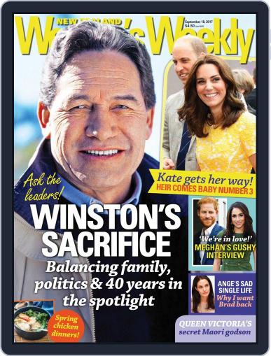New Zealand Woman’s Weekly September 18th, 2017 Digital Back Issue Cover