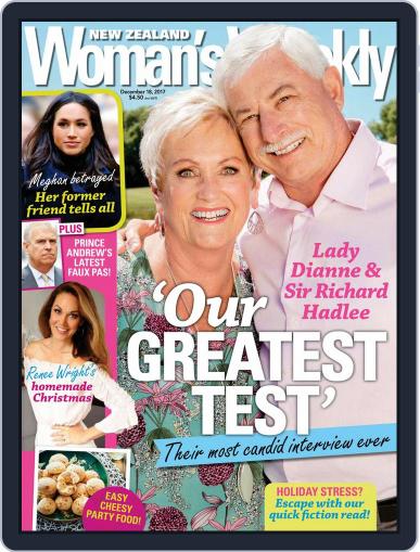 New Zealand Woman’s Weekly December 18th, 2017 Digital Back Issue Cover