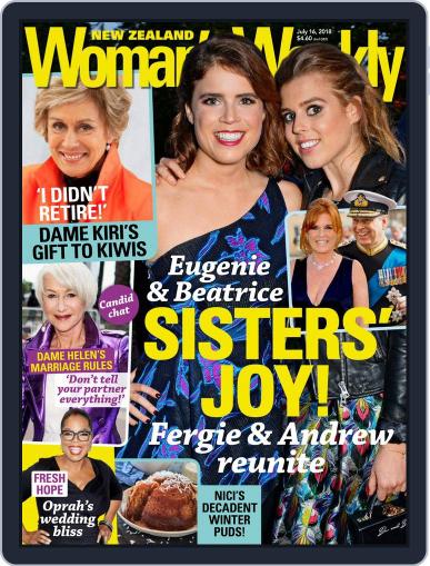 New Zealand Woman’s Weekly July 16th, 2018 Digital Back Issue Cover