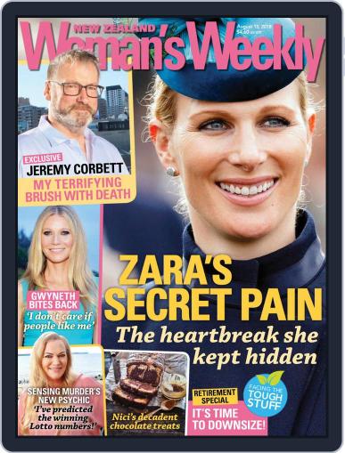 New Zealand Woman’s Weekly August 13th, 2018 Digital Back Issue Cover