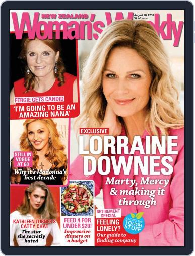 New Zealand Woman’s Weekly August 20th, 2018 Digital Back Issue Cover