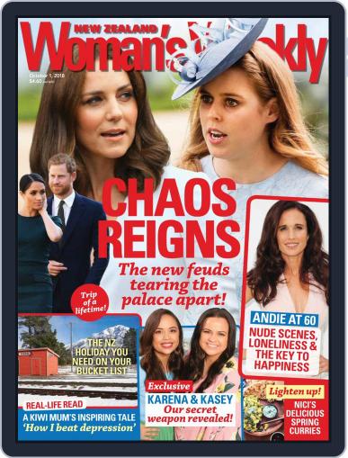 New Zealand Woman’s Weekly October 1st, 2018 Digital Back Issue Cover