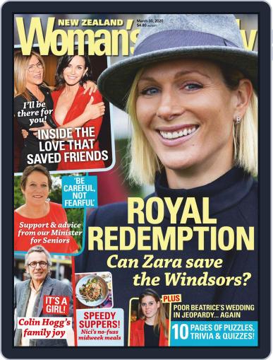 New Zealand Woman’s Weekly March 30th, 2020 Digital Back Issue Cover