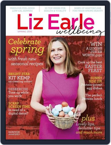 Liz Earle Wellbeing February 10th, 2016 Digital Back Issue Cover