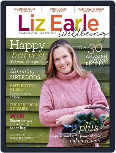 Liz Earle Wellbeing August 1st, 2016 Digital Back Issue Cover