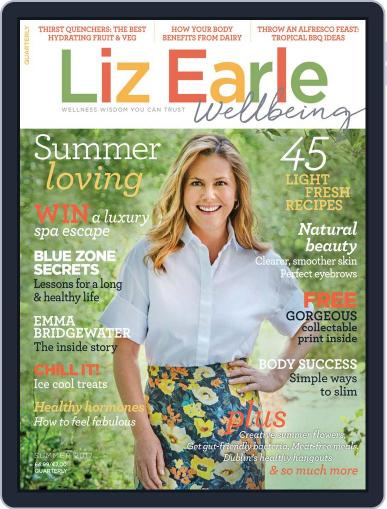 Liz Earle Wellbeing May 10th, 2017 Digital Back Issue Cover