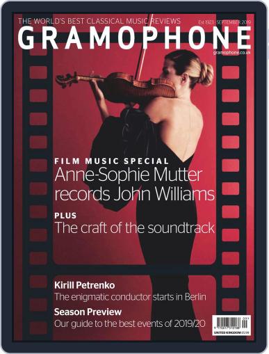 Gramophone September 1st, 2019 Digital Back Issue Cover