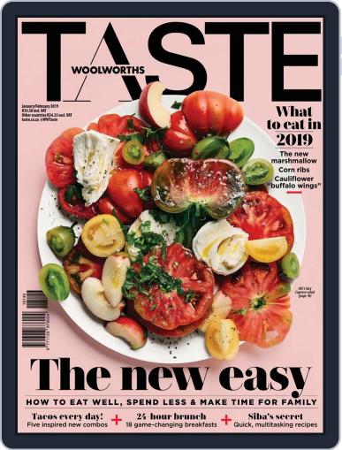 Woolworths TASTE January 1st, 2019 Digital Back Issue Cover