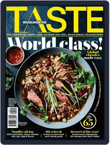Woolworths TASTE August 1st, 2019 Digital Back Issue Cover
