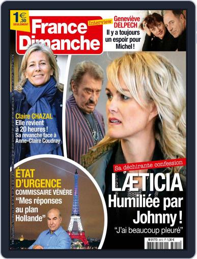 France Dimanche November 20th, 2015 Digital Back Issue Cover