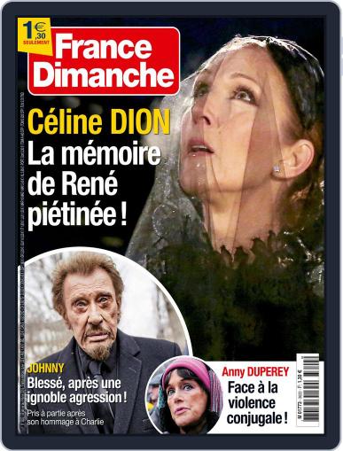 France Dimanche January 29th, 2016 Digital Back Issue Cover