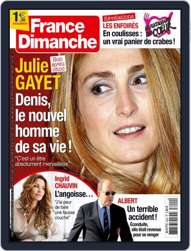 France Dimanche March 18th, 2016 Digital Back Issue Cover