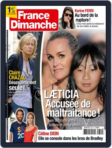 France Dimanche September 16th, 2016 Digital Back Issue Cover