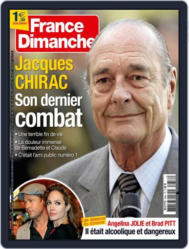 France Dimanche September 23rd, 2016 Digital Back Issue Cover