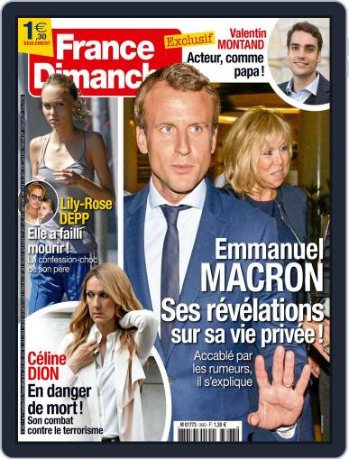 France Dimanche November 11th, 2016 Digital Back Issue Cover