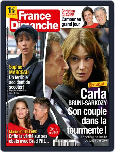 France Dimanche November 25th, 2016 Digital Back Issue Cover