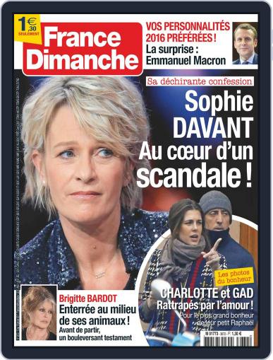 France Dimanche January 13th, 2017 Digital Back Issue Cover