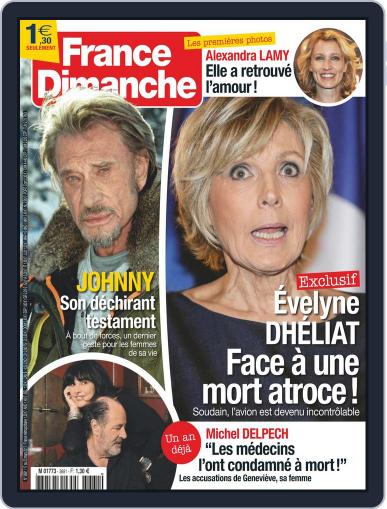 France Dimanche March 17th, 2017 Digital Back Issue Cover