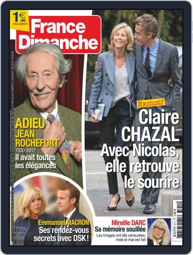 France Dimanche October 13th, 2017 Digital Back Issue Cover