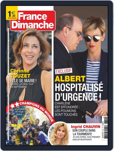 France Dimanche July 20th, 2018 Digital Back Issue Cover