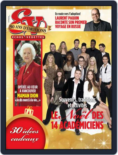 Échos Vedettes December 10th, 2012 Digital Back Issue Cover
