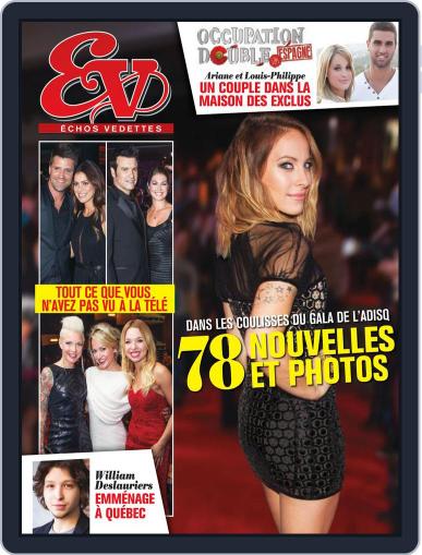 Échos Vedettes October 31st, 2013 Digital Back Issue Cover