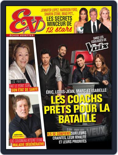 Échos Vedettes January 16th, 2014 Digital Back Issue Cover