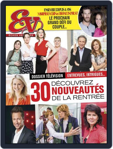 Échos Vedettes August 22nd, 2014 Digital Back Issue Cover