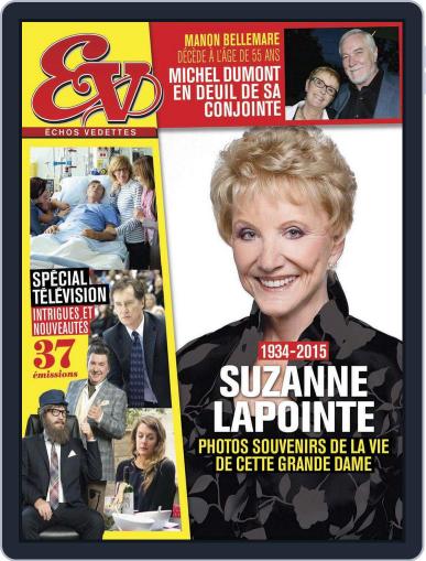 Échos Vedettes January 8th, 2015 Digital Back Issue Cover