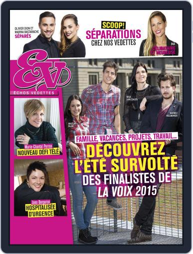 Échos Vedettes May 23rd, 2015 Digital Back Issue Cover