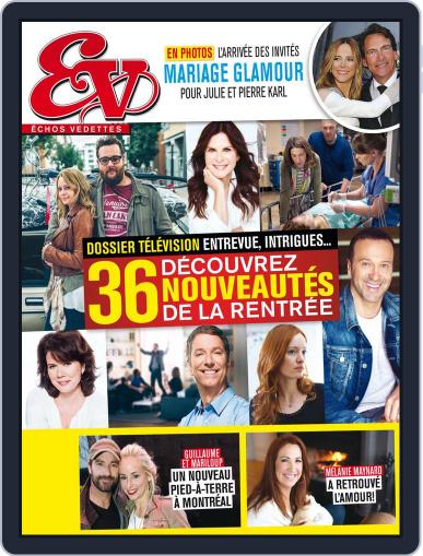 Échos Vedettes August 22nd, 2015 Digital Back Issue Cover