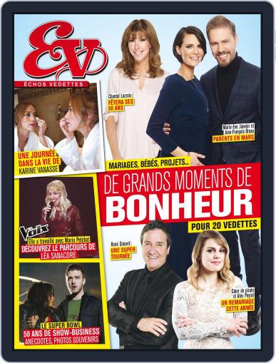 Échos Vedettes February 6th, 2016 Digital Back Issue Cover