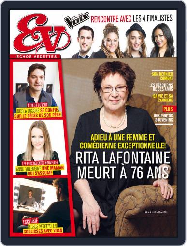 Échos Vedettes April 9th, 2016 Digital Back Issue Cover