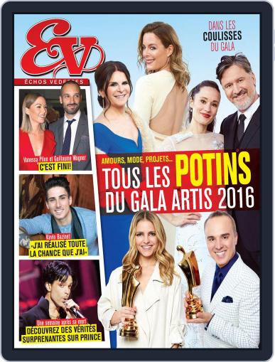 Échos Vedettes April 30th, 2016 Digital Back Issue Cover