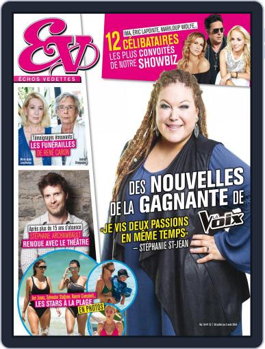 Échos Vedettes July 28th, 2016 Digital Back Issue Cover