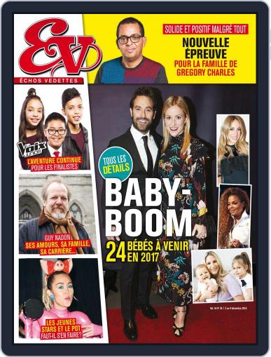 Échos Vedettes December 3rd, 2016 Digital Back Issue Cover