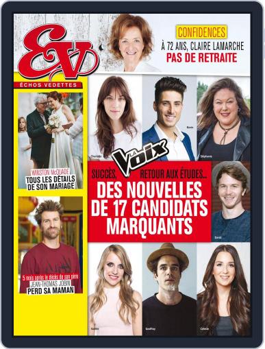 Échos Vedettes September 1st, 2017 Digital Back Issue Cover