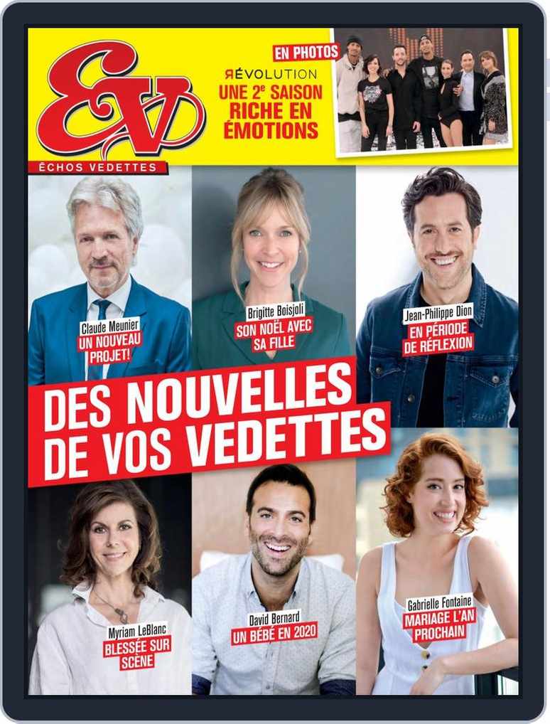Echos Vedettes Back Issue Vol 57 No 50 December 13 19 Digital Discountmags Com Echos Vedettes Back Issue Vol 57 No 50 December 13 19 Digital Discountmags Com