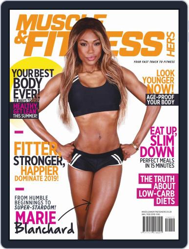 Muscle & Fitness Hers South Africa January 1st, 2019 Digital Back Issue Cover