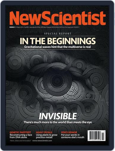 New Scientist Australian Edition March 21st, 2014 Digital Back Issue Cover