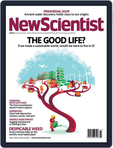New Scientist Australian Edition July 4th, 2014 Digital Back Issue Cover