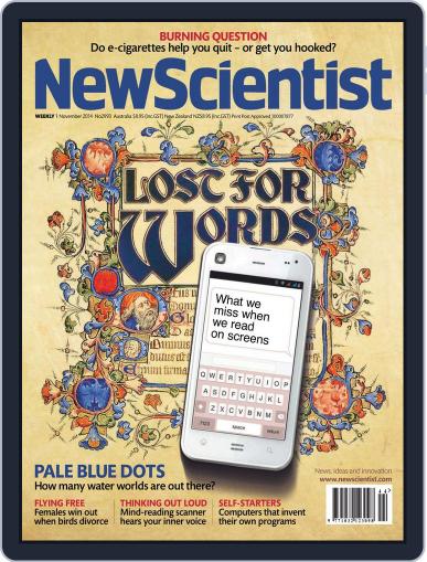 New Scientist Australian Edition October 31st, 2014 Digital Back Issue Cover