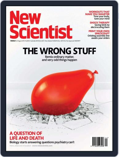 New Scientist Australian Edition August 21st, 2015 Digital Back Issue Cover