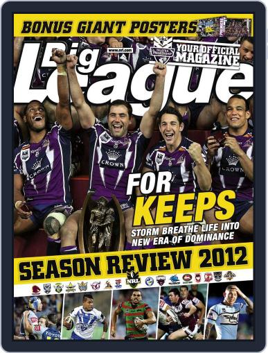 Big League Weekly Edition October 3rd, 2012 Digital Back Issue Cover