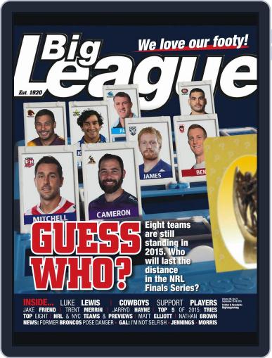 Big League Weekly Edition September 10th, 2015 Digital Back Issue Cover