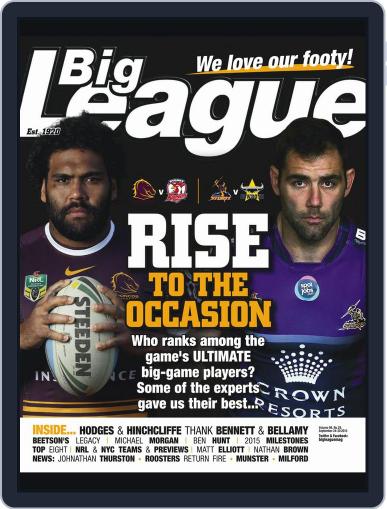 Big League Weekly Edition September 24th, 2015 Digital Back Issue Cover