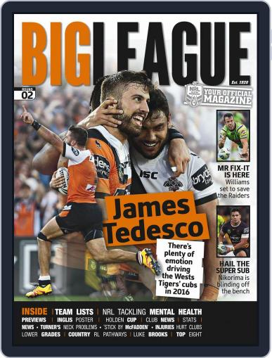 Big League Weekly Edition March 9th, 2016 Digital Back Issue Cover