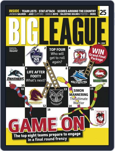 Big League Weekly Edition August 30th, 2018 Digital Back Issue Cover