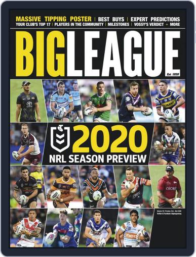 Big League Weekly Edition February 1st, 2020 Digital Back Issue Cover